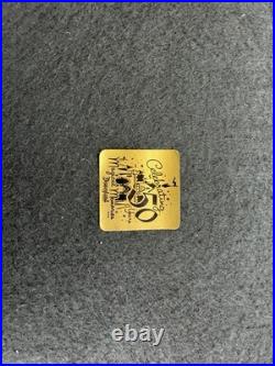 Disneyland 50th Anniversary Gold Ticket Replica #000001 CIB with COA
