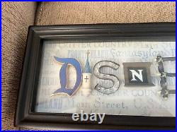 Disneyland 50th Anniversary Icon Letter Shadow Box Dave Avanzino