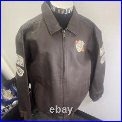 Disneyland 50th Anniversary Leather Jacket Large