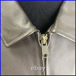 Disneyland 50th Anniversary Leather Jacket Large