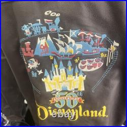 Disneyland 50th Anniversary Leather Jacket Large