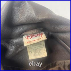 Disneyland 50th Anniversary Leather Jacket Large