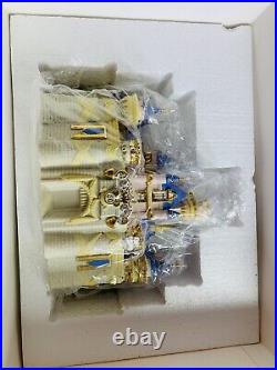 Disneyland 50th Anniversary Lenox Sleeping Beauty Castle Disney 24K Gold