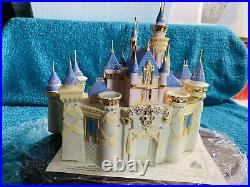 Disneyland 50th Anniversary Lenox Sleeping Beauty Castle Disney 24K Gold