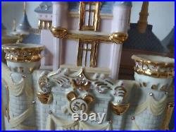 Disneyland 50th Anniversary Lenox Sleeping Beauty Castle Disney 24K Gold