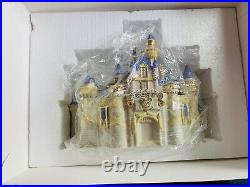 Disneyland 50th Anniversary Lenox Sleeping Beauty Castle Disney 24K Gold