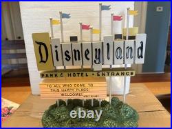 Disneyland 50th Anniversary Light Up Marquee Sign With LE Pins. Only 300 Exist