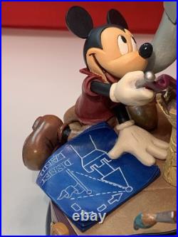 Disneyland 50th Anniversary Markrita Fab 5 Castle Figurine with Pin & Box Mickey
