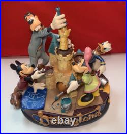 Disneyland 50th Anniversary Markrita Fab 5 Castle Figurine with Pin & Box Mickey