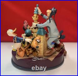 Disneyland 50th Anniversary Markrita Fab 5 Castle Figurine with Pin & Box Mickey