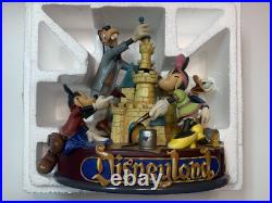 Disneyland 50th Anniversary Markrita Fab 5 Castle Figurine with Pin & Box Mickey