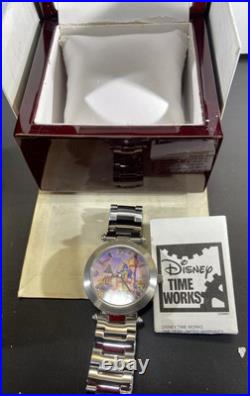 Disneyland 50th Anniversary Men's Mickey Mouse Castle Watch Limited Edition NEW Disneyland 50th Anniversary Men's Mickey Mouse Castle Watch Limited Edition NEW