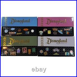 Disneyland 50th Anniversary Pin Set Lot 4 LE1500 Fantasy Main St Tomorrow NOLA