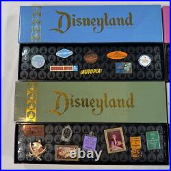 Disneyland 50th Anniversary Pin Set Lot 4 LE1500 Fantasy Main St Tomorrow NOLA