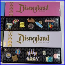 Disneyland 50th Anniversary Pin Set Lot 4 LE1500 Fantasy Main St Tomorrow NOLA