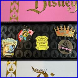 Disneyland 50th Anniversary Pin Set Lot 4 LE1500 Fantasy Main St Tomorrow NOLA