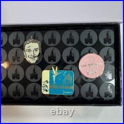 Disneyland 50th Anniversary Pin Set Lot 4 LE1500 Fantasy Main St Tomorrow NOLA