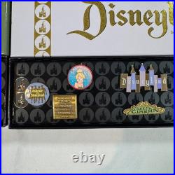 Disneyland 50th Anniversary Pin Set Lot 4 LE1500 Fantasy Main St Tomorrow NOLA