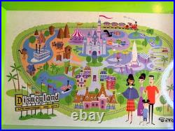 Disneyland 50th Anniversary SIGNED BY SHAG Art Serving Tray NIB