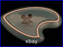Disneyland 50th Anniversary Shag Retro Trinket/Candy Dish-Excellent Condition