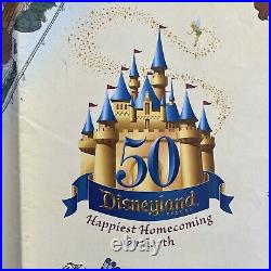 Disneyland 50th Anniversary Souvenir Park Map 2005 Size 27x39