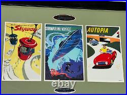 Disneyland 50th Anniversary Tomorrowland Limited Edition Framed Pin Set Disneyland 50th Anniversary Tomorrowland Limited Edition Framed Pin Set