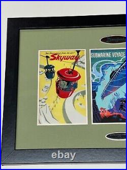 Disneyland 50th Anniversary Tomorrowland Limited Edition Framed Pin Set Disneyland 50th Anniversary Tomorrowland Limited Edition Framed Pin Set
