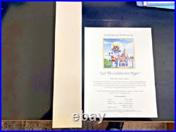 Disneyland 50th Anniversary Watch, Artwork & COA. NIB #219