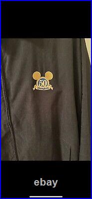 Disneyland 50th Anniversary Windbreaker Jacket Sz Large