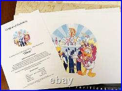 Disneyland 50th Complete limited Edition of 6 Watch Collection With Artwork-Rare