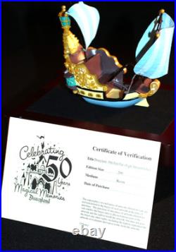 Disneyland 50th Year Peter Pan's Flight Vehicle LtdEd Figure of 200 Walt Disney