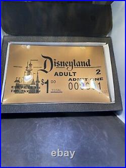 Disneyland 50th anniversary 2005 commemorative E Ticket commemorative gift