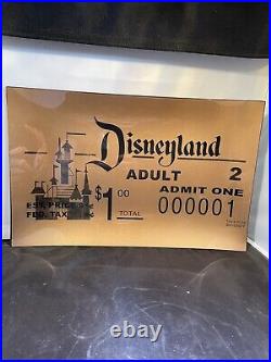 Disneyland 50th anniversary 2005 commemorative E Ticket commemorative gift