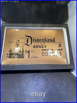 Disneyland 50th anniversary 2005 commemorative E Ticket commemorative gift