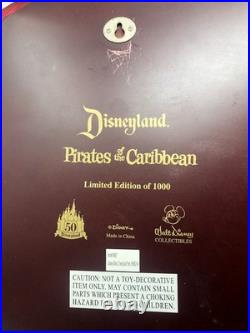 Disneyland 50th anniversary Pirates of the Carribean plaque Limited Of 1000