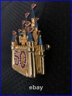Disneyland 50th anniversary Princess Brooch Pin Numbered 152/500 Limited Edition