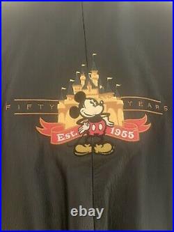 Disneyland 50th anniversary leather coat