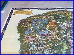 Disneyland 50th anniversary park map