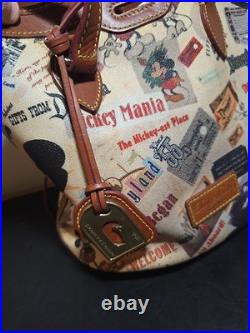 Disneyland 55th Anniversary Dooney & Bourke Bucket Tote Mickey Mouse Mania Dream