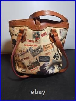 Disneyland 55th Anniversary Dooney & Bourke Bucket Tote Mickey Mouse Mania Dream