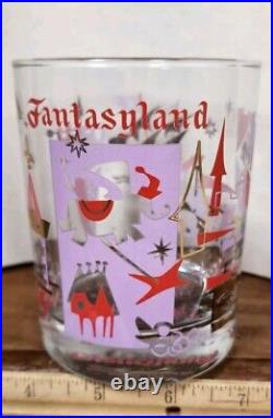 Disneyland 55th Anniversary Kevin Kidney & Jody Daily Fantasyland Lowball Glass