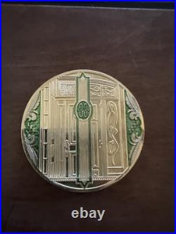 Disneyland 55th Emerald Anniversary Challenge Coin Rare Club 33