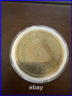 Disneyland 55th Emerald Anniversary Challenge Coin Rare Club 33