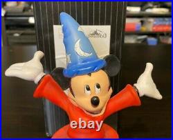 Disneyland 60th Anniv. Diamond Celebration Sorcerer Mickey Bust Statue Boxed