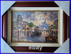 Disneyland 60th Anniversary 18x27 S/N Framed Lithograph