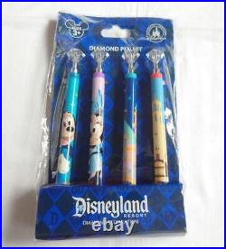 Disneyland 60th Anniversary Diamond Ballpoint Pen Set #dd63fe