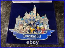 Disneyland 60th Anniversary Diamond Celebration Commemorative Large Size Pin