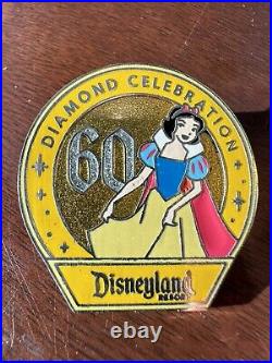 Disneyland 60th Anniversary Diamond Celebration Princess Mystery Pins, Set Of 8
