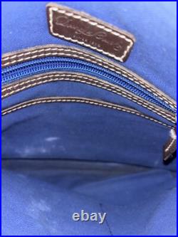 Disneyland 60th Anniversary Dooney & Bourke Blue Leather Crossbody, collector's Disneyland 60th Anniversary Dooney & Bourke Blue Leather Crossbody, collector's