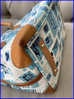 Disneyland 60th Anniversary Dooney & Bourke Crossbody Satchel Purse Handbag Blue